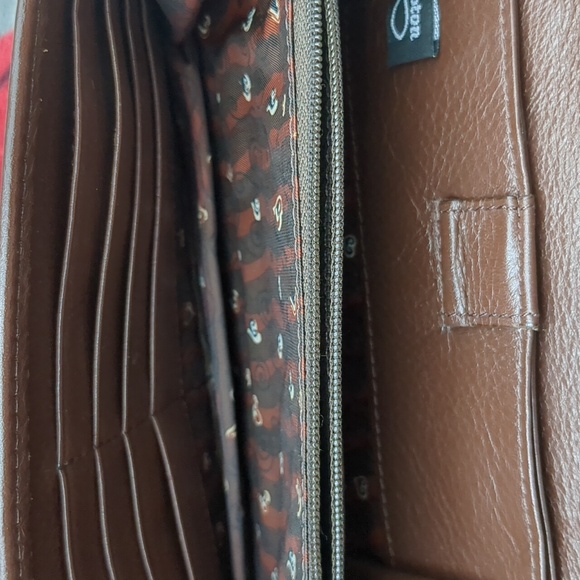 Brighton Brown croc crossbody/ wallet - Picture 12 of 13